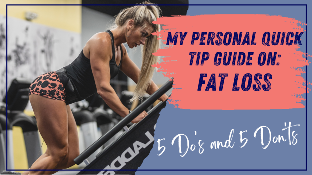 How to Drop BodyFat Fast 5 Do’s & 5 Don’t